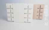 Adventskalender Standard Graskarton und brauner Naturkarton